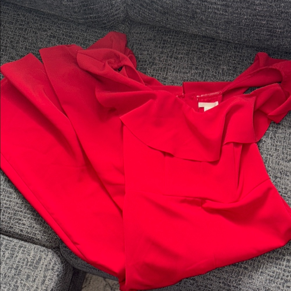 H&M Red Jumpsuit